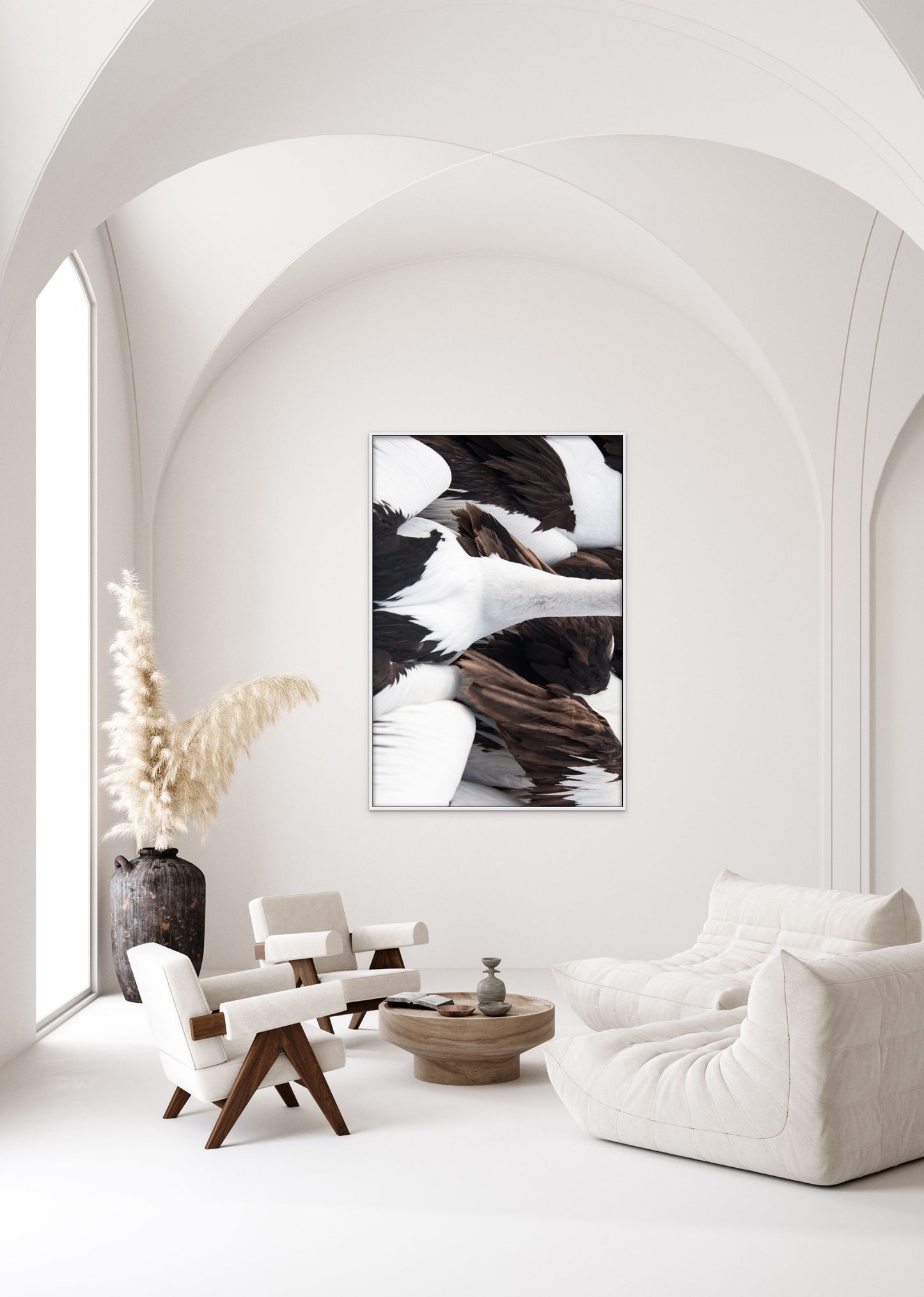 Shades of feathers