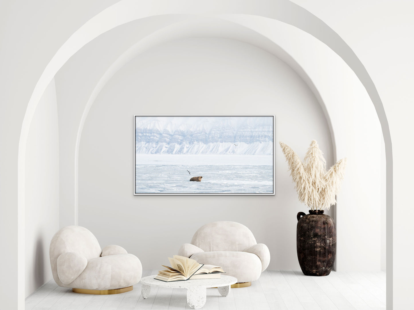 Landscape with Walrus on Ice